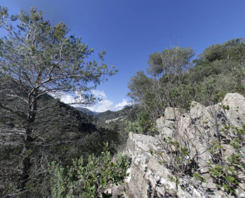 Wanderweg zwischen Fanghetto und Airole