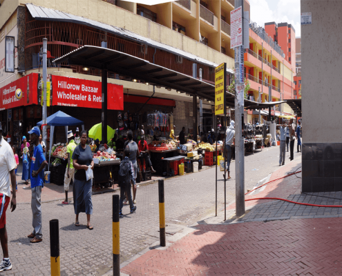 camera operator, Docu-panorama or Datarama by Doerte Engelkes, Visual Anthropology. Pretoria Street in Hillbrow